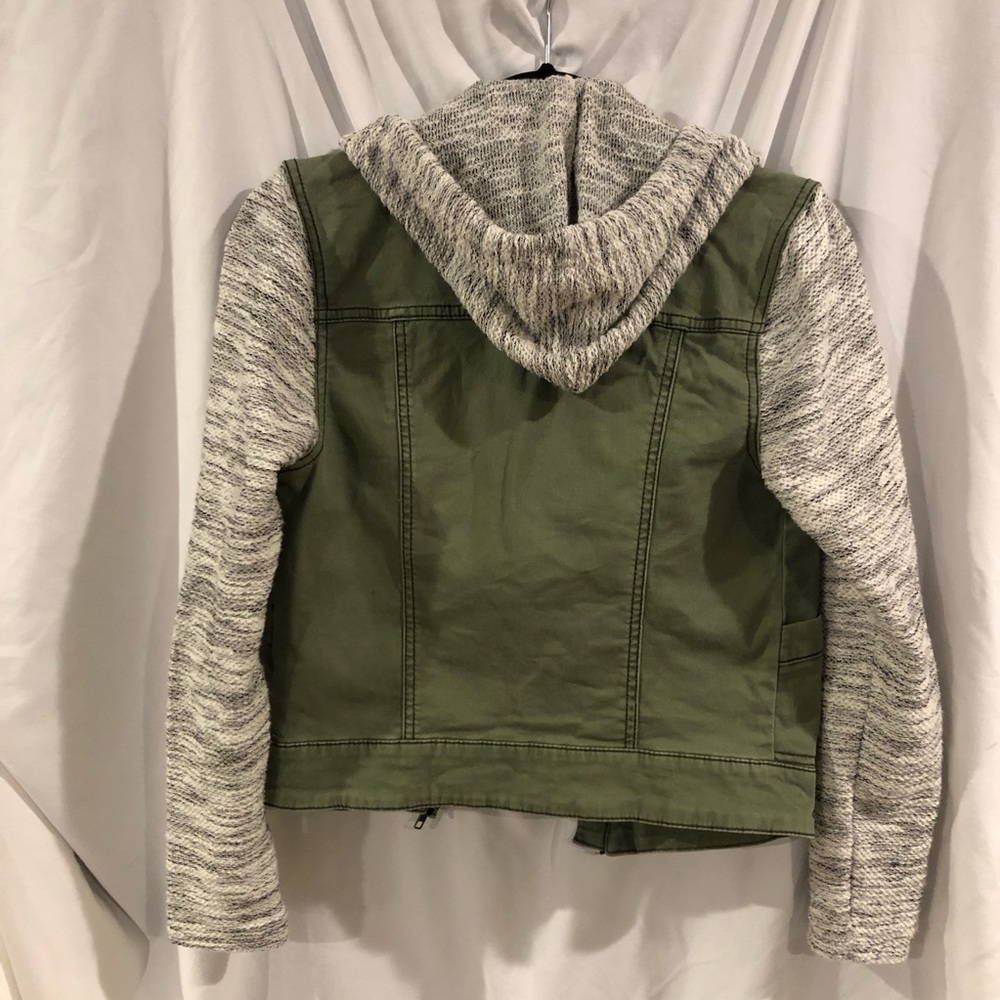 Mossimo Supply Co. Green Jacket w/ Hood - Picture 4 of 5